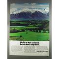1980 Air New Zealand Ad - We Don't Stop There