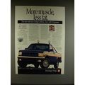 1991 Dodge Dakota 4x4 Sport Truck Ad - More Muscle