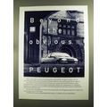 1991 Peugeot 405 Car Ad - Beyond the Obvious