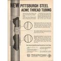 PITTSBURGH STEEL COMPANY 1962 new Acme thread t...