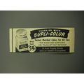 1957 Dupli-Color Touch-Up paint Advertisement