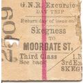 Great Northern Railway Edmondson Ticket - Skegn...