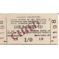 London Transport Edmondson Ticket - Earls Court...