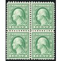 542, Mint NH 1¢ VF Block of Four Stamps SCV $12...