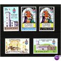 ST VINCENT 1970 ST GEORGES CATHEDRAL SG309/313 ...