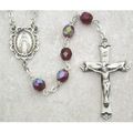 Garnet Rosary, January Birthstone with Sterling...