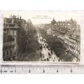 vintage postcard Paris, Boulevard des Italiens