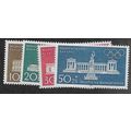 GER 1970 M/M (SET) 'OLYMPICS (4v)' (EBID53-794)