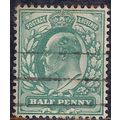 GB 1902 - 10 KEV11 1/2d Blue Green SG 216 ( G14...