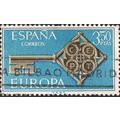 SPAIN, Europa Key, blue 1968, 3.50 Ptas