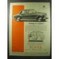 1955 Rover Cars Advertisement - Going in comfort