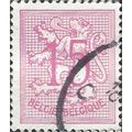BELGIUM, Numeral on Standing Lion, lilac 1959, ...