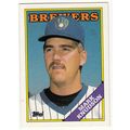 1988 Topps baseball rookie card 61 Mark Knudson RC
