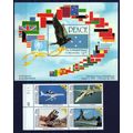 Micronesia 141a-142a MNH Flags Birds Ships Avia...
