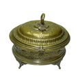 Antique c1900 Etrog Box WMF Warsaw Poland Marke...