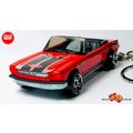 RARE KEYCHAIN RED 1964½/65 FORD MUSTANG CONVERT...