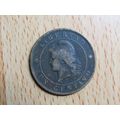Argentina 1893 1 Centavo Coin