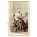 Victorian cdv photo young woman seated Nantwich...