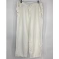 Cubavera Men's Pants XL Linen Blend Elastic Dra...