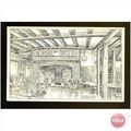 Kent TENTERDEN Spinning Wheel Interior Art Post...