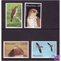 MAURITIUS 1984 KESTRELS SET 4 VALS U/M MINT