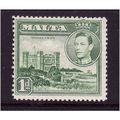 MALTA 1943 SG219a 1d GREEN M /MINT #1