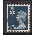 Northern Ireland GB 1990 17p Deep Blue Machin S...