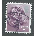 ENGLAND £1.10 'TUDOR ROSE' (EN41) FINE USED (EB...