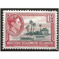 Solomon Islands 1939 SG62 1 1/2d Blue-Green & C...