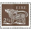 EIRE, Stylised Dog, 7th Century Brooch, brown 1...