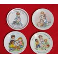 4 Avon Mother's Day Plates 1987 1988 1989 1991 ...