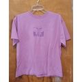 Woolrich, 100% Cotton Pink Knit Short Sleeve Sh...