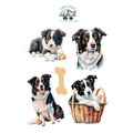 Collie Dog Stickers -Scrapbooking Journal and C...