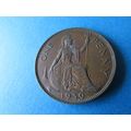 1939 GEORGE VI ONE PENNY - COIN - 4 FREE POST. T