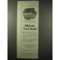 1922 Midvale Tool Steel Ad