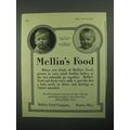 1922 Mellin's Food Ad - NICE!