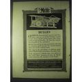 1922 Miehle Printing Press Ad - Bulges