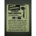 1938 Yankee Turn-Master Passenger Car Direction...