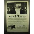 1960 Bausch & Lomb Balomatic Slide Projector Ad...
