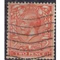 GB 1924 - 26 KGV 2d Orange Die 2 SG 421 Wmk 111...