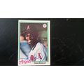 1978 Topps Card # 619 Thad Bosley Autograph 261...
