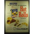 1950 Pillsbury Hot Roll Mix Ad - Recipes are ri...