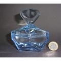 Art Deco Blue Glass Trinket Bowl.