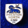 ENAMEL BADGE - PRESTON NORTH END (No Maker's Na...
