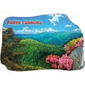 North Carolina Mountain View Artwood Fridge Magnet