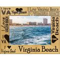 I Love Virginia Beach Laser Engraved Wood Pictu...