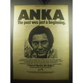 1974 Paul Anka Album Ad - The past was just a b...