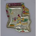 VTG Gift State Souvenir Louisiana Hand Painted ...