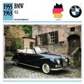 Collectors Club card. Classic Cars. BMW 502