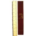 Vintage: red leather bookmark - Fort George